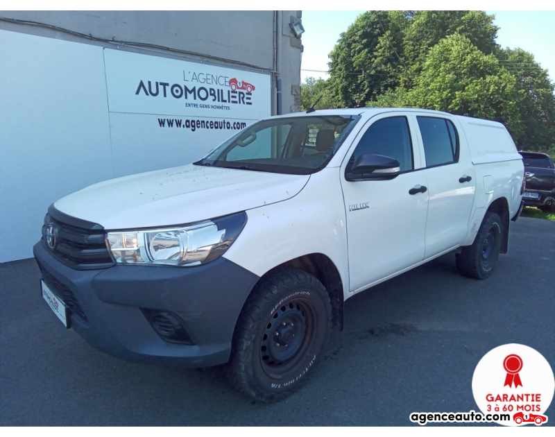 Achat voiture occasion, Auto occasion pas cher | Agence Auto Toyota Hilux DOUBLE CABINE 2.4 D4D 150 LECAP 4X4 Blanc Année 2016 Manuelle Diesel